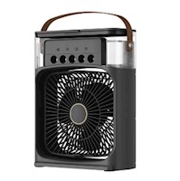 Ventilador de aire acondicionado pulverizador con luz LED